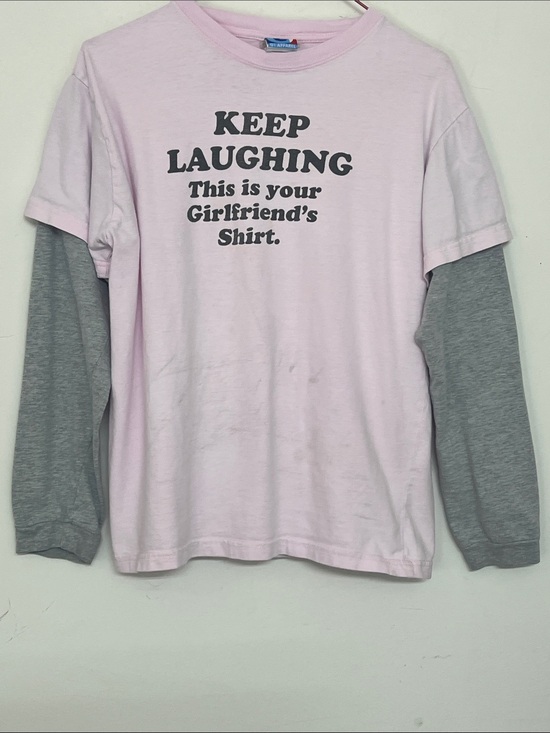 GI Apparel Other - 🌞 GI Apparel Vintage Unique Pink/Gray Layered-Look 2 in 1 shirt men size M